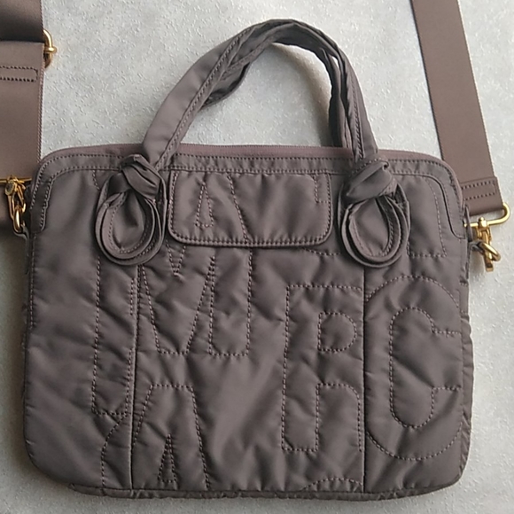 Marc by Marc Jacobs Workwear Taupe Laptop Bag - Picture 5 of 12